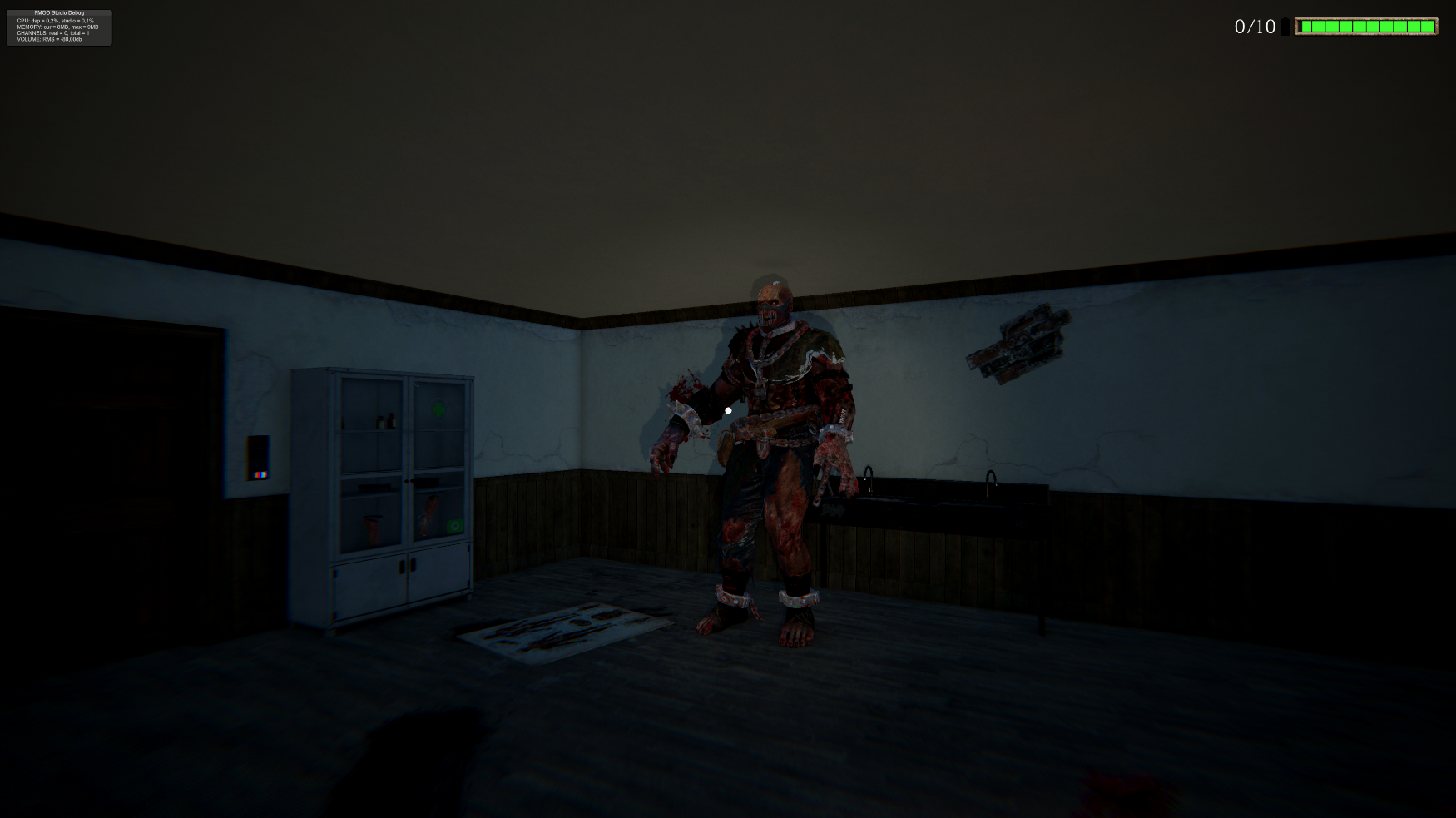 The Warden standing inside a treatment room
